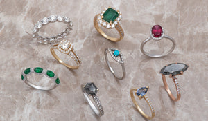 unique non traditional engagement rings