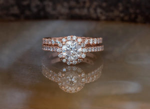 Custom bridal hot sale ring sets