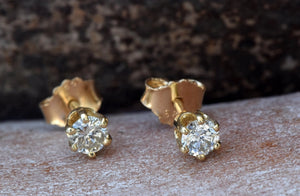0.30 carat Diamond stud Earrings - SevenCarat