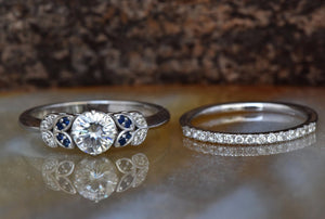 Leaf engagement ring diamond-Art deco wedding set-Diamond leaf ring-Gold Ring -Promise ring-Leaf rings set-Engagement set-Bridal set ring-1 carat diamond ring,Art deco wedding,Bridal set ring,diamond engagement,Diamond leaf ring,engagement ring,for her,gold ring,Halo engagement ring,Leaf engagement ring,Leaf rings set,promise ring,wedding sets