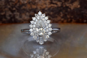 1.2 Carat Gatsby Vintage Engagement Ring