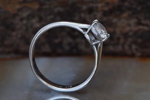 Solitaire diamond ring 0.70 ct diamond-4 prong solitaire ring
