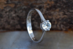 Solitaire diamond ring 0.70 ct diamond-4 prong solitaire ring