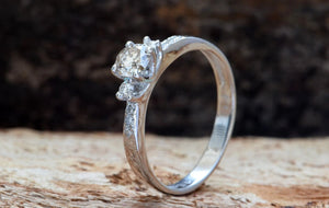 Cluster engagement ring-Art deco ring-Engagement diamond ring-Custom ring-Anniversary ring-Solid gold ring-Three Stone Engagement Ring-Anniversary gift,Art deco ring,Cluster ring,dainty ring,diamond ring,engagement ring,matching ring,micro pave ring,Multistone ring,platinum ring,Promise Ring,Round,solid gold ring,Three Stone Ring,vs,vvs