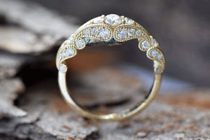 Filigree engagement ring-Diamond Engagement Ring white gold -Promise ring-Art deco ring - Bridal Jewelry-Art deco ring,branch ring,Dainty Promise Ring,diamond ring,engagement ring,filigree ring,Gatsby ring,Nature ring,Promise ring,twig engagement ring,Unique diamond ring,Vintage ring,vs,vvs,wedding ring