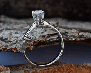 0.20 ct Gold Solitaire Ring