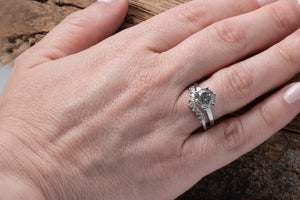 1.70 carat Alternative Wedding Ring Set