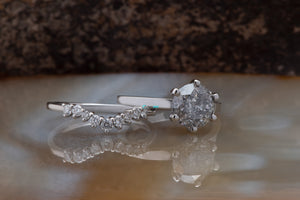 1.70 carat Alternative Wedding Ring Set