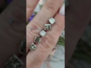 salt and pepper halo diamond ring