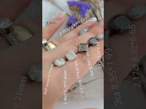 Salt and pepper engagement ring 2ct diamond