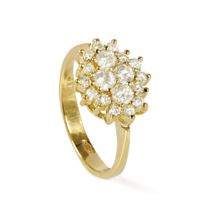 Diamond Ring 0.90 ct- Engagement ring- Art deco ring-Promised ring-Gold ring-Bridal Jeweler- Wedding & Engagement-For her ring-Anniversary ring,Art deco ring,bridal jewelry,diamond ring,engagement ring,gold diamond ring,gold ring,Handmade jewelry,Promise ring,solitaire ring,unique diamond ring,vs,vvs,women jewelry,women ring