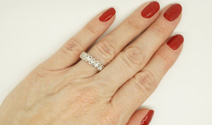 Heart ring-Diamond heart ring-Eternity wedding band-1/2 carat Gold wedding band-Art deco ring-Diamond heart wedding band-For her-Gold ring-14k white gold,Art deco ring,bridal jewelry,diamond ring,Diamond wedding band,Eternity band,gold diamond ring,gold ring,Heart ring,Heart wedding band,vs,vvs,wedding jewelry,wedding ring,women jewelry