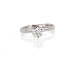 Platinum ring-Platinum solitaire ring-Promise ring-Classic round engagement ring-6 prong solitaire ring-Solitaire diamond gold ring-6 prong solitaire,Classic diamond ring,Custom ring,dainty gold ring,dainty ring,engagement ring,micro pave ring,platinum ring,platinum solitaire,Round,Simple Diamond Ring,Solitaire ring,Thin band,Tiny ring,vs,vvs