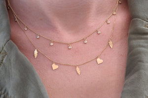 Minimalist Necklace-Gold Layered Necklaces Set-bff gifts women-Fashion jewelry-For her-Delicate Necklace-Solid gold necklace-bff gifts women,Birthday present,Delicate Necklace,Fashion jewelry,FREE SHIPPING,girls jewelry,Gold Layered Set,gold pendant,holidays gift,Minimalist Necklace,mothers day gift,Solid gold necklace,vs,vvs,women jewelry