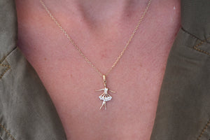 Ballet Necklace-Personalized necklace -Girls jewelry- Ballerina Charm Necklace-Minimalist Jewelry-Ballet Dancer Necklace-Bff gifts for girls-Ballerina Charm,Ballet Dancer chain,Ballet Necklace,Bff gifts for girls,Birthday present,Charm Necklaces,Children's Jewelry,FREE SHIPPING,Girls jewelry,Kids Jewelry,Minimalist Jewelry,personalized pendant,vs,vvs,yellow gold chain