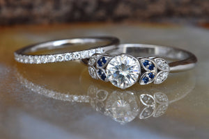 Leaf engagement ring diamond-Art deco wedding set-Diamond leaf ring-Gold Ring -Promise ring-Leaf rings set-Engagement set-Bridal set ring-1 carat diamond ring,Art deco wedding,Bridal set ring,diamond engagement,Diamond leaf ring,engagement ring,for her,gold ring,Halo engagement ring,Leaf engagement ring,Leaf rings set,promise ring,wedding sets
