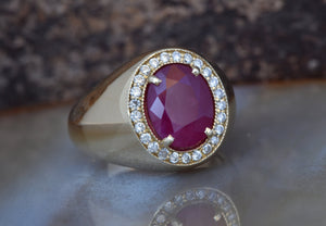 Ruby statement ring-Ruby ring-Art deco ring-Gold Ring-Women Jewelry-14k gold ring,3 carat ruby,Art deco ring,Boho ring,engagement ring,Fashion ring,For her gift,FREE SHIPPING,Gemstone,inspirational ring,Oval,Ring,Ruby ring,Ruby stackable ring,solitaire ring,Statement Rings,vs,vvs