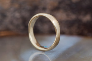 Thin band for her for him-Stackable Ring-Solid gold ring band-Solid gold ring men-Mens wedding bands gold-Mens wedding bands gold inlay