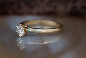 Classic round engagement ring-Solitaire diamond ring-Solitaire 6 prong-Solitaire ring 0.30 ct-Dainty Round Cut Solitaire Engagement-14k gold ring,art deco ring,bridal ring,Classic round ring,Custom Ring,Dainty Round Cut,diamond ring,diamond solitaire,engagement ring,promise ring,Round,round diamond ring,Solitaire 6 prong,solitaire ring,vs,vvs