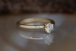 Classic round engagement ring-Solitaire diamond ring-Solitaire 6 prong-Solitaire ring 0.30 ct-Dainty Round Cut Solitaire Engagement-14k gold ring,art deco ring,bridal ring,Classic round ring,Custom Ring,Dainty Round Cut,diamond ring,diamond solitaire,engagement ring,promise ring,Round,round diamond ring,Solitaire 6 prong,solitaire ring,vs,vvs