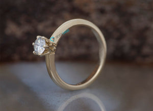 Moissanite ring-6 prong engagement-Solitaire moissanite ring-Dainty Solitaire Ring-Round Cut Moissanite ring-Moissanite wedding set-1 carat diamond,6 prong engagement,anniversary ring,Dainty gold Ring,Moissanite ring,Moissanite Round Cut,Moissanite set,Moissanite Solitaire,petite solitaire,promise ring,Round,Round Cut Moissanite,solitaire ring,thin band engagement,vs,vvs