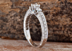 Cluster engagement ring-Art nouveau ring-Designer Diamond ring-Engagement diamond ring-Custom ring-Gift For her-Anniversary ring-Anniversary gift,Art nouveau ring,Cluster ring,Custom ring,Designer ring,Diamond,Diamond Engagement,diamond ring,engagement ring,gold ring,Multistone ring,Round,Unique Diamond Ring,vs,vvs,women jewelry,women ring
