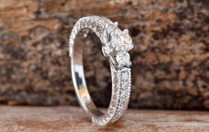 Cluster engagement ring-Art nouveau ring-Designer Diamond ring-Engagement diamond ring-Custom ring-Gift For her-Anniversary ring-Anniversary gift,Art nouveau ring,Cluster ring,Custom ring,Designer ring,Diamond,Diamond Engagement,diamond ring,engagement ring,gold ring,Multistone ring,Round,Unique Diamond Ring,vs,vvs,women jewelry,women ring