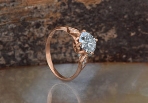 Halo Cushion Ring-Vintage engagement ring-1 carat Diamond Engagement Ring rose gold  -Dainty Promise Ring-Nature ring-Cushion diamond Ring-art deco ring,branch ring,Cushion diamond Ring,Custom Rings,Dainty Promise Ring,Diamond vintage ring,engagement ring,Halo Cushion Ring,Nature ring,Promise ring,Rose gold engagement,Rose gold ring,twig engagement ring,vs,vvs