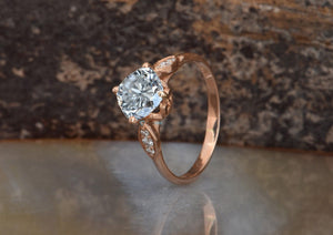 Halo Cushion Ring-Vintage engagement ring-1 carat Diamond Engagement Ring rose gold  -Dainty Promise Ring-Nature ring-Cushion diamond Ring-art deco ring,branch ring,Cushion diamond Ring,Custom Rings,Dainty Promise Ring,Diamond vintage ring,engagement ring,Halo Cushion Ring,Nature ring,Promise ring,Rose gold engagement,Rose gold ring,twig engagement ring,vs,vvs