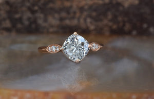 Halo Cushion Ring-Vintage engagement ring-1 carat Diamond Engagement Ring rose gold  -Dainty Promise Ring-Nature ring-Cushion diamond Ring-art deco ring,branch ring,Cushion diamond Ring,Custom Rings,Dainty Promise Ring,Diamond vintage ring,engagement ring,Halo Cushion Ring,Nature ring,Promise ring,Rose gold engagement,Rose gold ring,twig engagement ring,vs,vvs