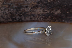 Promise plus size salt and pepper ring