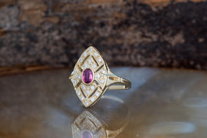 Ruby vintage ring-Art deco ring-Signet rings-Vintage ring-Anniversary ring-Ruby Engagement Ring-Ruby unique ring-Ruby diamond ring-Anniversary ring,Antique ring,Gemstone,Multistone ring,Oval,Ring,ruby diamond ring,Ruby Engagement Ring,Ruby Ring,ruby ring vintage,ruby unique ring,ruby vintage ring,Signet rings,solid gold ring,Statement rings,vintage ring,vs,vvs