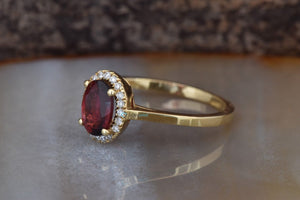 Tourmaline ring-Solid gold ring-Engagement Ring-Oval Cut Engagement Ring-Tourmaline ring-promise ring-Oval halo ring-Gold Solitaire Ring-anniversary gift,diamond ring,engagement ring,Gemstone,Gold Solitaire Ring,Halo wedding ring,natural diamonds,Oval Cut Engagement,oval halo ring,promise ring,Ring,Solid gold ring,tourmaline ring,tourmaline ring gold,vs,vvs,yellow gold ring