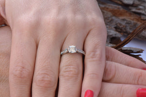 ON SALE 1 carat diamond ring !!!White Gold Engagement Ring -Diamond Engagement Ring -White Gold Ring-Art deco engagement ring-1 carat diamond,10off,art deco engagement,bridal jewelry,diamond engagement,diamond ring,engagement ring,Engagement Rings,For Her,natural diamond,ON SALE,Promise ring,sevencarat,vs,vvs,wedding jewelry,womens jewelry,womens ring