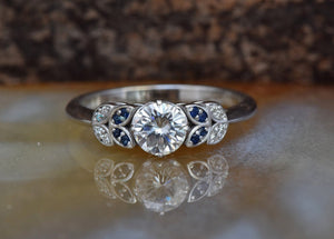 Sapphire leaves ring-Art deco Engagement Ring-Twig engagement ring-Sapphire ring-Custom Ring-Solid gold ring-Nature ring-Dainty Promise Ring-anniversary ring,Art deco engagement,Custom Ring,Dainty Promise Ring,diamond leaves ring,Leaf engagement ring,Nature ring,promise ring,Round,sapphire leaves ring,sapphire ring,solid gold ring,twig engagement ring,vs,vvs,yellow gold ring