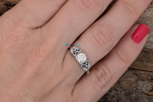 Sapphire leaves ring-Art deco Engagement Ring-Twig engagement ring -Promise ring-Custom Ring-Solid gold ring-Nature ring-Dainty Promise Ring-anniversary ring,Art deco engagement,bridal jewelry,Custom Ring,Dainty Promise Ring,diamond leaves ring,Leaf engagement ring,Nature ring,promise ring,Round,sapphire leaves ring,solid gold ring,twig engagement ring,vs,vvs,yellow gold ring