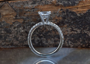 Diamond Engagement Ring 1.50 ct-White Gold solitaire ring-Bridal Jewelry-Anniversary-1 carat diamond-Dainty Promise Ring-Round engagement-1 carat diamond,4 prong engagement,anniversary gift,bridal jewelry,Dainty Promise Ring,diamond engagement,diamond ring,engagement ring,multistone ring,promise ring,Round engagement,Twig engagement ring,vs,vvs,wedding ring