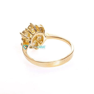 Leaves diamond ring-Flower Diamond Ring-14K 18K Gold Diamond Engagement Ring-Nature ring-Micro pave ring-Flower engagement ring-Twig Ring-anniversary gift,Anniversary ring,Art deco ring,bridal jewelry,Celtic diamond ring,diamond ring,engagement ring,flower ring,Leaves diamond ring,Micro pave ring,Nature ring,promise ring,Round,Twig Ring,vs,vvs