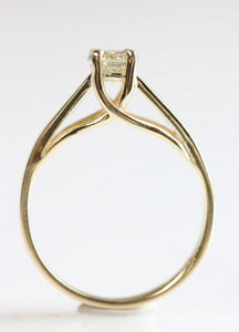 Solitaire ring 1/2 carat-Diamond Engagement Ring-Diamond Solitaire-Gold Ring-Promise ring-Art deco ring-Custom Ring-Gold Solitaire Ring
