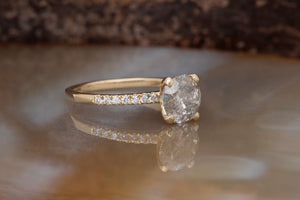 2 carat salt and pepper diamond Clearance