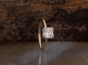1.5 ct radiant-Gold Solitaire Ring-Solitaire diamond ring-Solitaire 6 prong-1.5 ct Radiant diamond ring-Radiant cut ring-Radiant solitaire