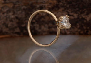 1.5 ct radiant-Gold Solitaire Ring-Solitaire diamond ring-Solitaire 6 prong-1.5 ct Radiant diamond ring-Radiant cut ring-Radiant solitaire