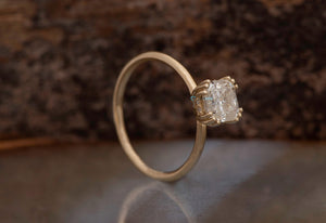 1.5 ct radiant-Gold Solitaire Ring-Solitaire diamond ring-Solitaire 6 prong-1.5 ct Radiant diamond ring-Radiant cut ring-Radiant solitaire