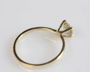 Gold Solitaire Ring-Solitaire diamond ring-Solitaire 6 prong-Solitaire ring 0.50 ct-Dainty Round Cut Solitaire Engagement-Solid gold ring-10off,14k gold ring,art deco ring,bridal ring,Custom Ring,Dainty Round Cut,diamond ring,diamond solitaire,engagement ring,Gold Solitaire Ring,promise ring,Round,round diamond ring,Solitaire 6 prong,solitaire ring,vs,vvs