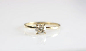 Gold Solitaire Ring-Solitaire diamond ring-Solitaire 6 prong-Solitaire ring 0.50 ct-Dainty Round Cut Solitaire Engagement-Solid gold ring-10off,14k gold ring,art deco ring,bridal ring,Custom Ring,Dainty Round Cut,diamond ring,diamond solitaire,engagement ring,Gold Solitaire Ring,promise ring,Round,round diamond ring,Solitaire 6 prong,solitaire ring,vs,vvs