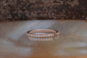Stacking wedding ring-Minimalist ring-Diamond Eternity Band-Wedding band-Stacking rings-Diamond Ring-Nesting Wedding Band-Matching rings
