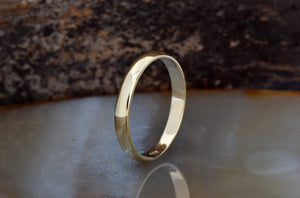 Thin wedding band for her for him- Classic band- Solid gold wedding band 14k - Stackable Ring-14k yellow gold,bridal jewelry,Bridal sets,Engagement band,Eternity ring,free shipping,mens wedding band,solid gold band,Stackable Ring,triple ring,wedding band women,wedding ring,women jewelry