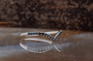 Matching diamond band-Micro pave ring-Diamond wedding Band-Stacking rings-Diamond Ring-Solid gold ring-Enhancer ring guard-Enhancer Ring