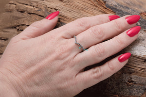 Matching diamond band-Micro pave ring-Diamond wedding Band-Stacking rings-Diamond Ring-Solid gold ring-Enhancer ring guard-Enhancer Ring