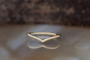 Thin wedding band for her for him- Classic band- Solid gold wedding band 14k-FREE SHIPPING- Stackable Ring